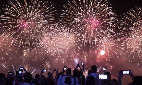 Fogos, Réveillon, Ano Novo