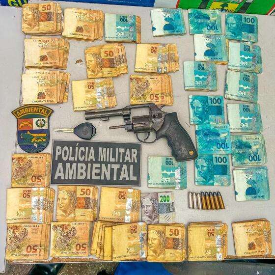 Batalhão Ambiental prende homem com arma de fogo e R$ 33 mil em dinheiro em Várzea Grande CAPA.jpg