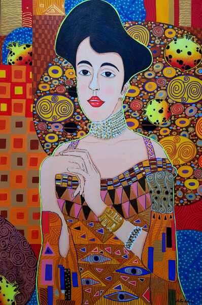 A Dama Dourada  Gustav klimt, Arte, Retrato