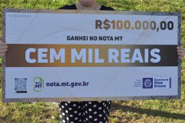 Sorteio do Nota MT premia moradores de Cuiabá e Sinop com R$ 100 mil