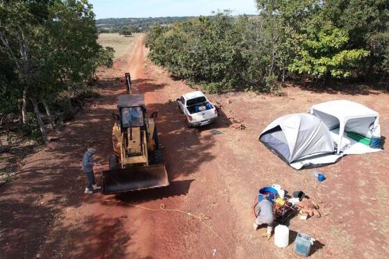 Uma barreira sanitária fixa foi montada, com a presença dos servidores do Estado 24 horas por dia