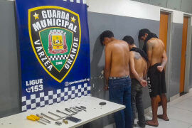 Trio envolvido em furto de módulos de caminhões é preso em Várzea Grande