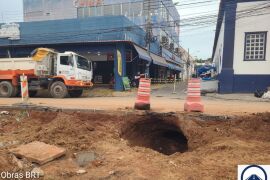 Avenida Prainha é interditada por 15 dias para obras do BRT; veja rotas alternativas