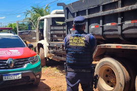 Caminhão furtado em frente à Secretaria de Educação de VG é recuperado 