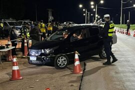 Operação resulta em três autuações criminais na MT-040 de acesso a Santo Antônio 