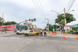 Interdições na Prainha, Dom Bosco e Joaquim Murtinho causam lentidão no trânsito