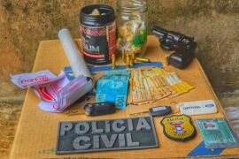 Polícia Civil desarticula “escritório do crime” usado para tráfico e desmanche em Jaciara