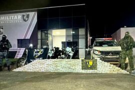 PM e Gefron apreendem quase 300 kg de cocaína na região de fronteira 