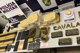 Oito faccionados são presos com drogas e armas pela Cavalaria da PM 